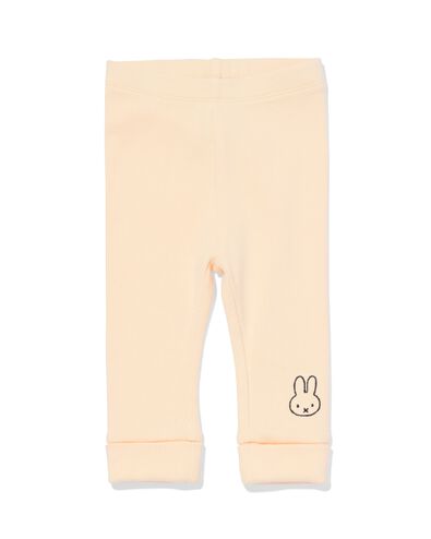 legging Miffy &eacute;volutif nouveau-n&eacute; c&ocirc;tel&eacute;  &eacute;cru &eacute;cru - 33443520ECRU - HEMA