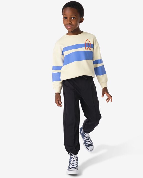 kinder sweatbroek  zwart zwart - 30702011BLACK - HEMA