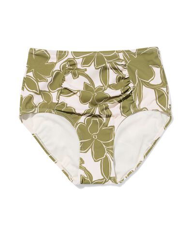 damesbikinibroekje Meggy shaping fit bloemen groen groen - 22360255GREEN - HEMA