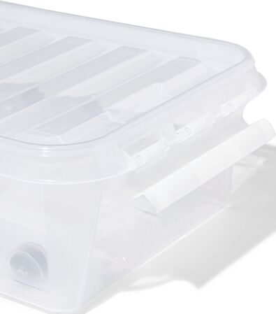 bo&icirc;te &agrave; roulette 31L Paris transparent 72x40x20 72 x 40 x 20 Paris - 39822328 - HEMA