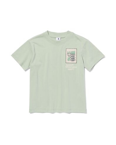 Kinder-T-Shirt mit Print gr&uuml;n gr&uuml;n - 30718506GREEN - HEMA
