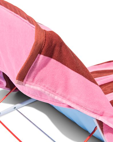 strandlaken 90x180cm velours strepen - 5200167 - HEMA