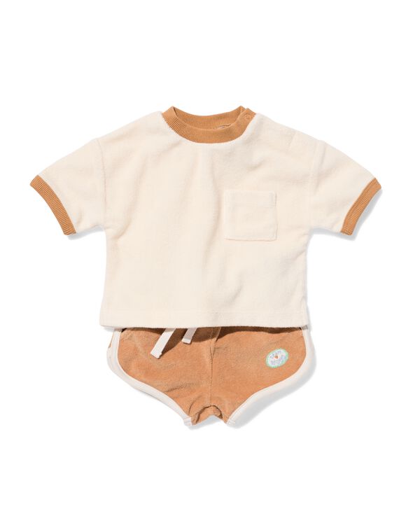 Newborn-Bekleidungsset, Frottee braun braun - 33455220BROWN - HEMA