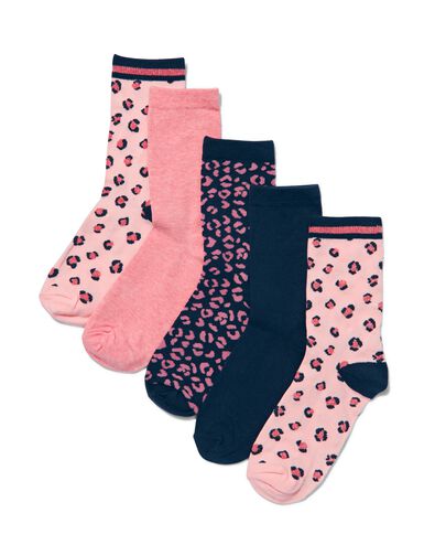 5er-Pack Kinder-Socken, Animal bunt 23/26 - 4390431 - HEMA
