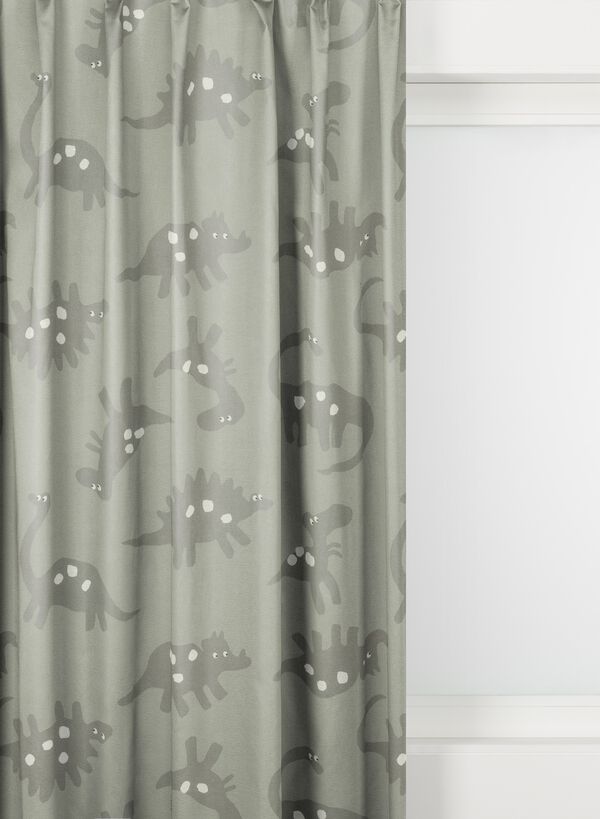 gordijnstof Beilen verduisterend dino groen - 46050133 - HEMA