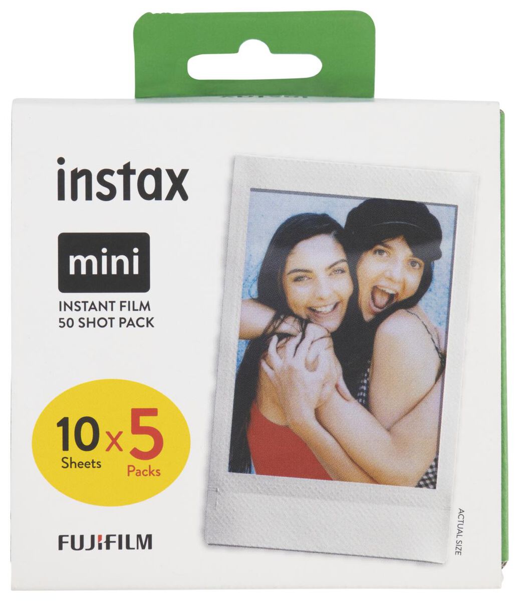 50 feuilles de papier photo Fujifilm instax mini - 60300543 - HEMA