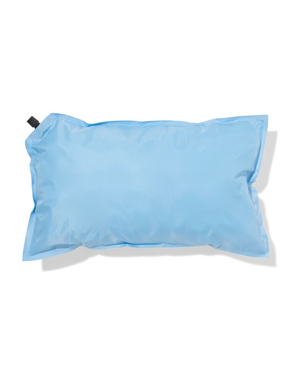 opblaasbaar kussen 30x9cm blauw - 41800242 - HEMA