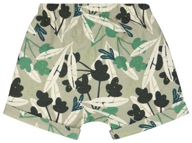 2er-Pack Baby-Shorts grün - 1000023445 - HEMA