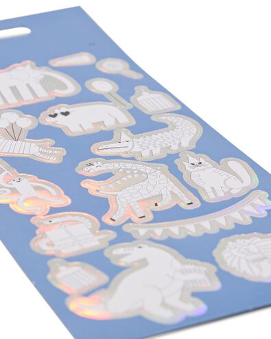 inkleurstickers feestdieren - 2 stuks - 15900380 - HEMA