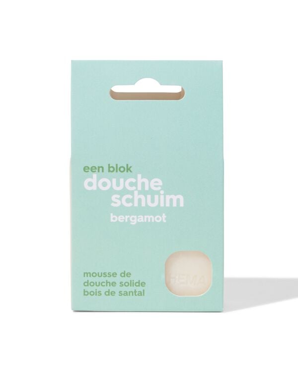 bloc de mousse de douche bergamote 65g - 11300068 - HEMA