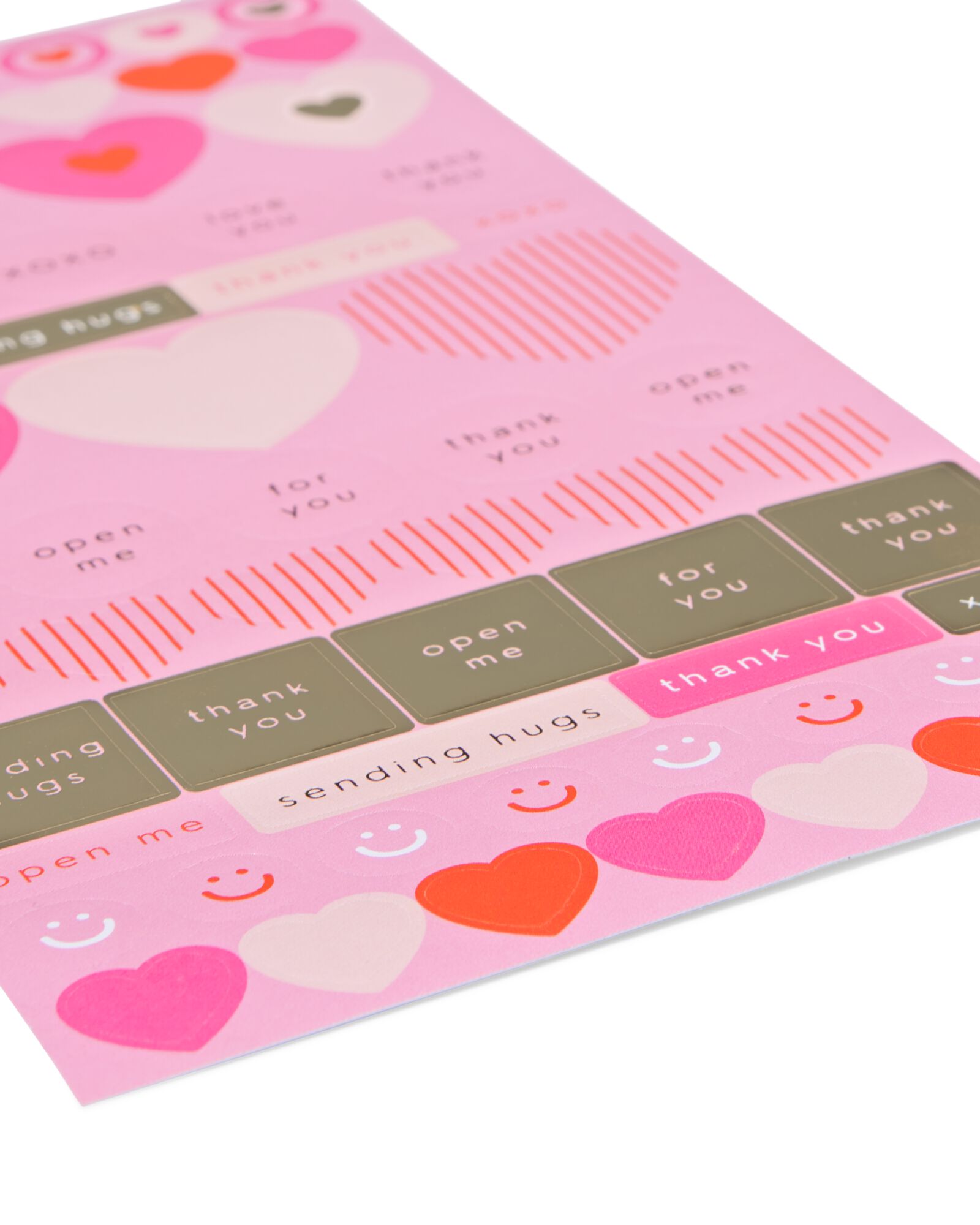 stickervellen hartjes - 3 stuks - 14100247 - HEMA