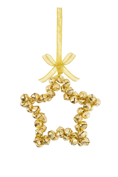 décoration de noël avec grelots - étoile - 25101627 - HEMA