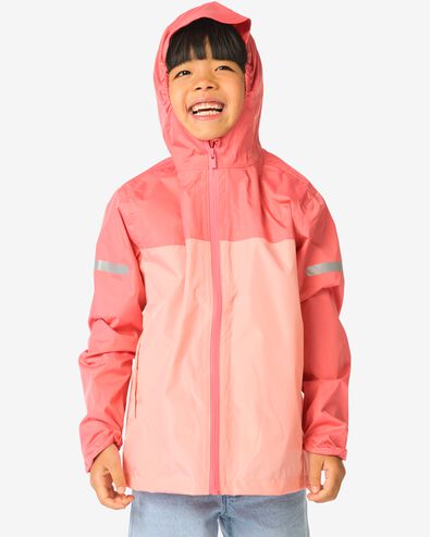 kinderregenjas lichtgewicht roze roze - 18450530PINK - HEMA