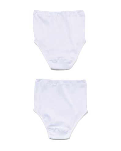 lot de 2 slips femme blanc blanc - 1000002158 - HEMA