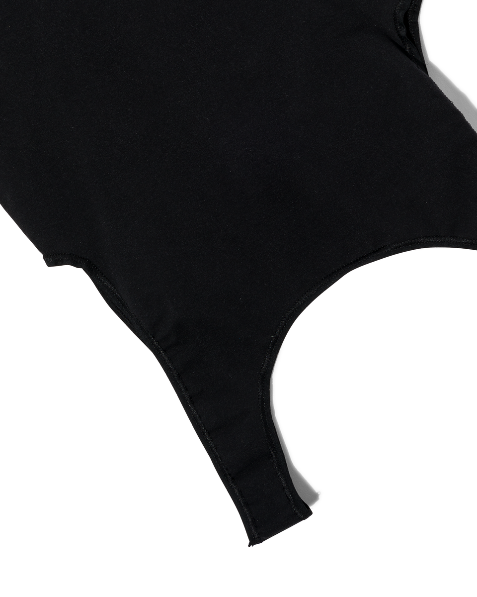Hemd, stark figurformend schwarz M - 21500181 - HEMA