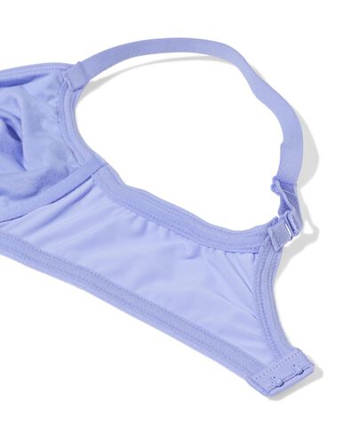 niet voorgevormde bh met beugel - 2 stuks blauw blauw - 21898020BLUE - HEMA