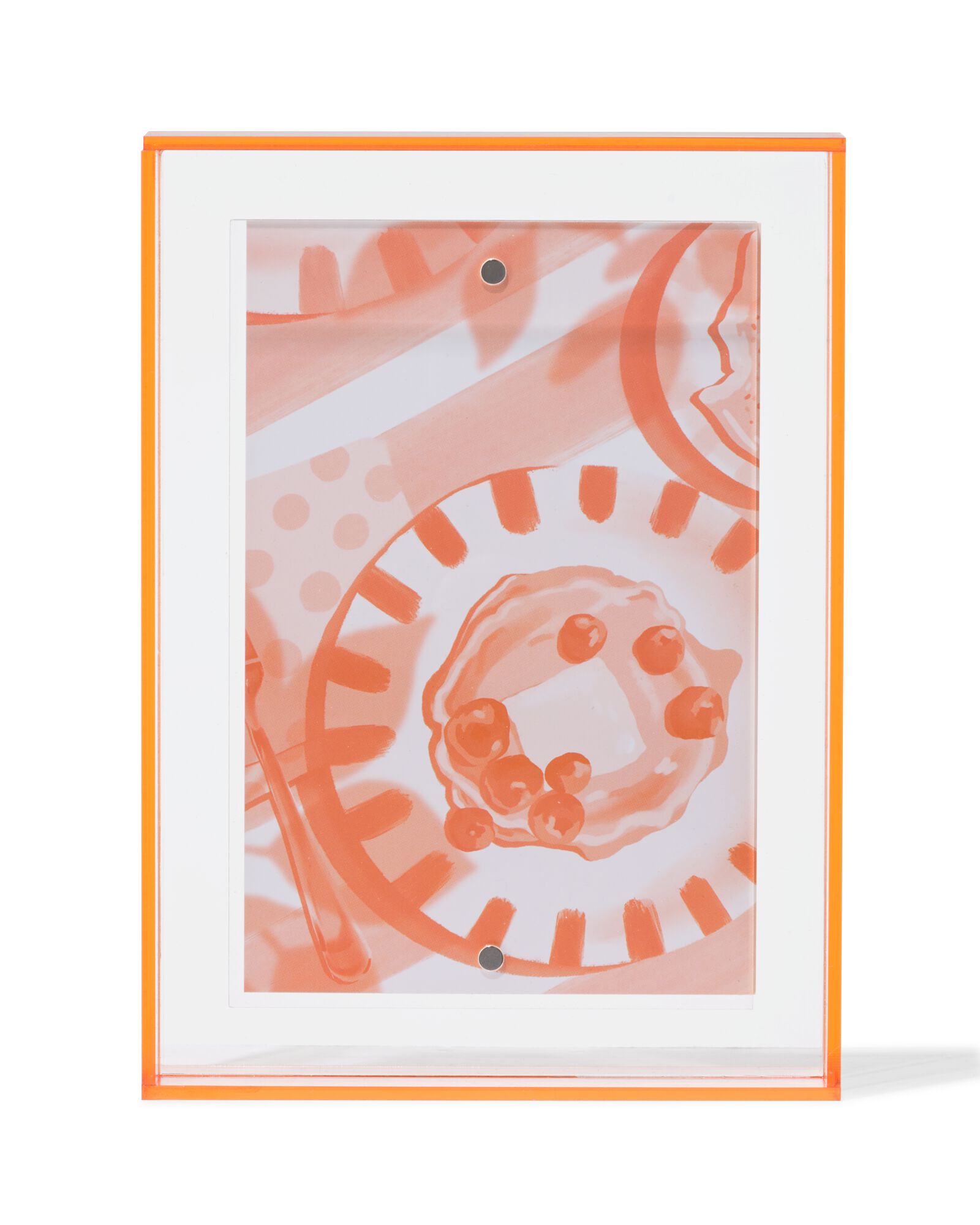 fotolijst 10x15cm roze acryl - 13625024 - HEMA