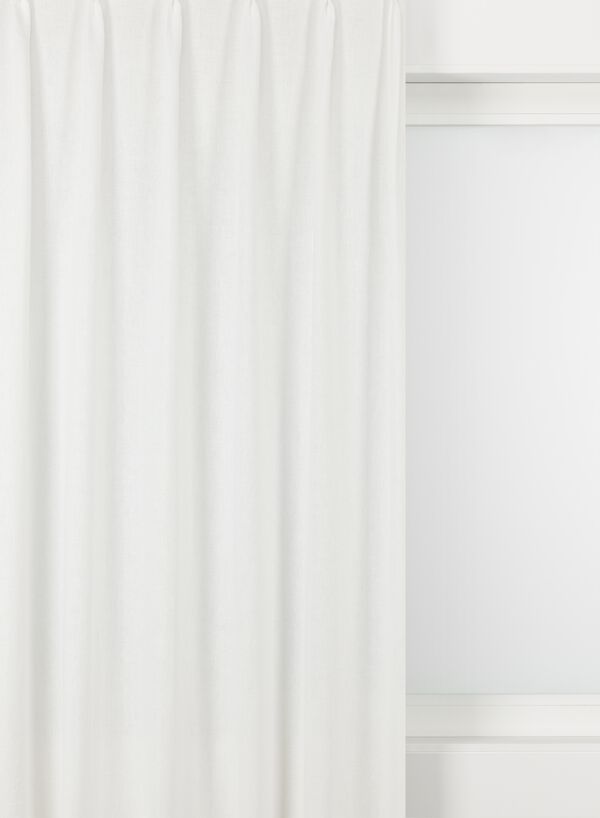 tissu pour rideaux laren blanc blanc - 1000015809 - HEMA