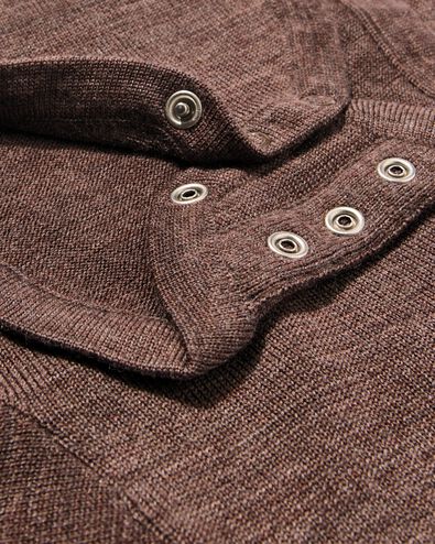 barboteuse enveloppante pour nouveau-n&eacute; en laine m&eacute;rinos marron marron - 33442920BROWN - HEMA