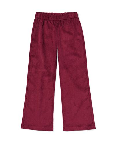 Kinderleggings aus Kord  weinrot - 30828642WINERED - HEMA