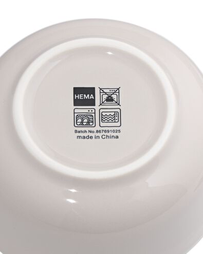 bol ⌀11x4,7cm Knap new bone gris - 9650411 - HEMA