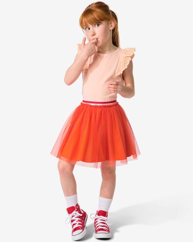Kinder-Tüllrock orange 110/116 - 30828232 - HEMA