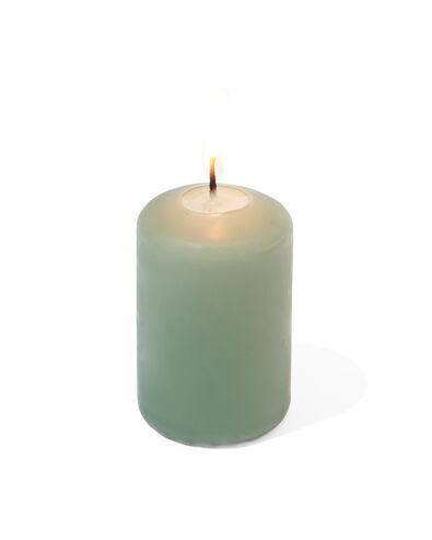 4 bougies parfumées Ø3.8x6 vert - 13502975 - HEMA