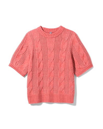 Damenoberteil Foxi gestrickt rosa - 36276460PINK - HEMA