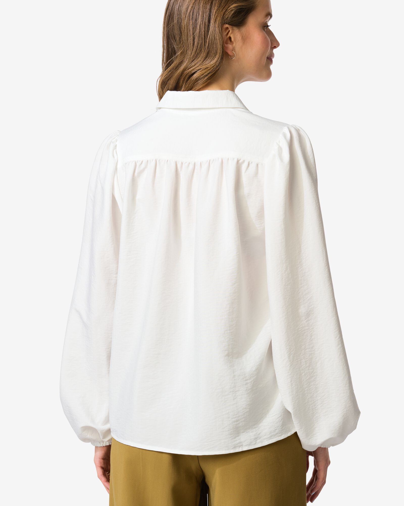 Damenbluse Day  wei&szlig; wei&szlig; - 36207450WHITE - HEMA