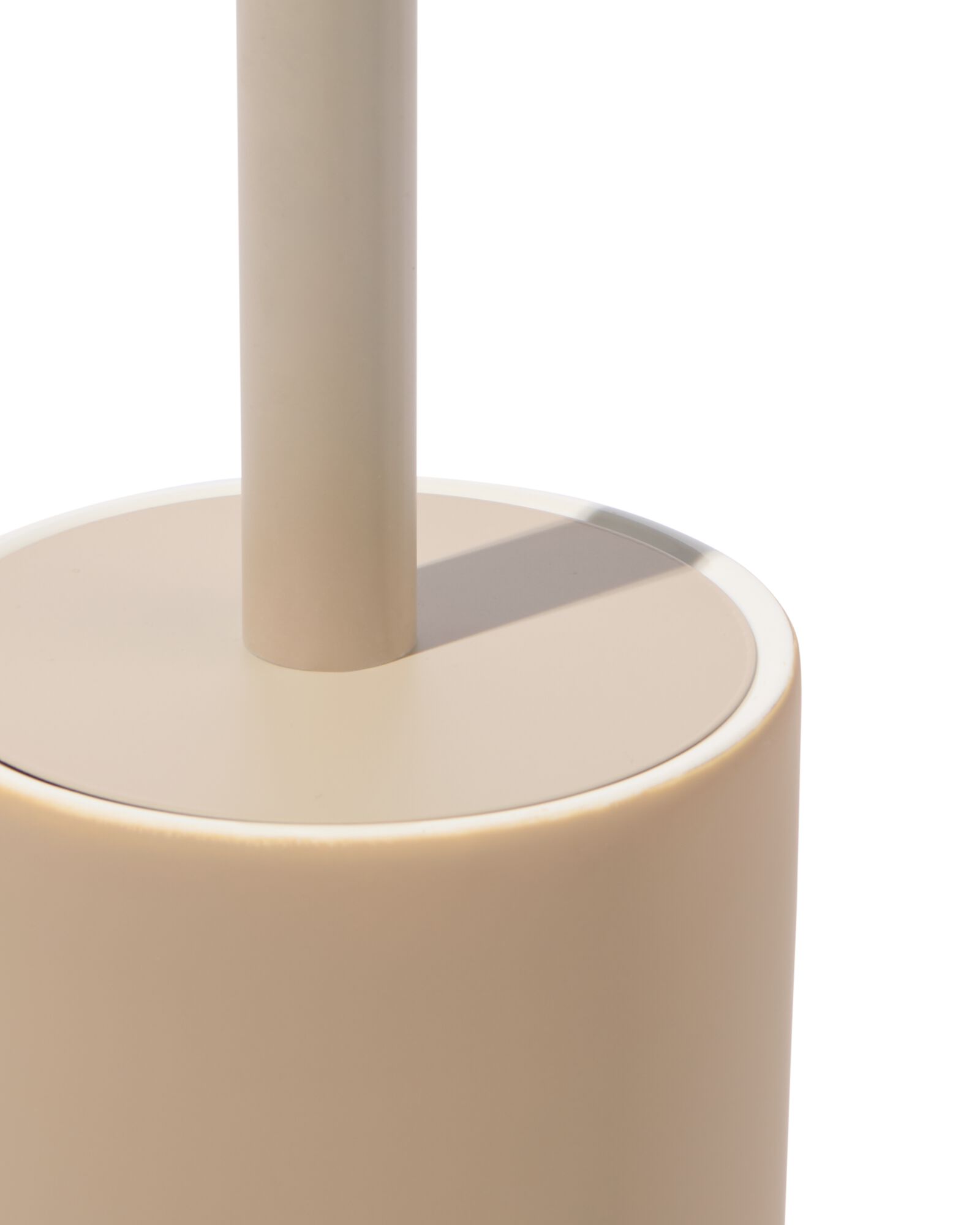 porte-brosse de toilette &Oslash;9,5x43cm mat sable  - 80330029 - HEMA