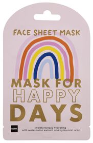 sheet gezichtsmasker rainbow - 17860126 - HEMA