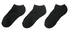 3 paires de socquettes homme sport noir noir - 1000010535 - HEMA