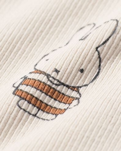 Mitwachsender Miffy-Wickelbody aus Ripp mit Strech ecru ecru - 33410020ECRU - HEMA