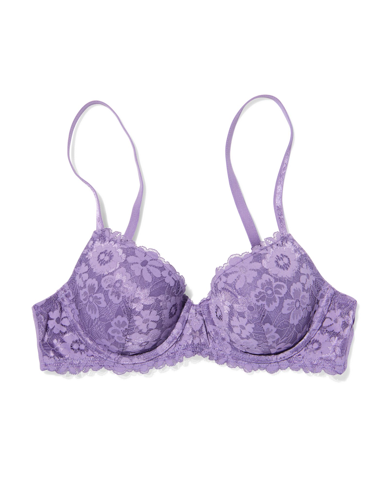 Vorgeformter Spitzen-BH mit Bügel helllila helllila - 21800981LIGHTPURPLE - HEMA