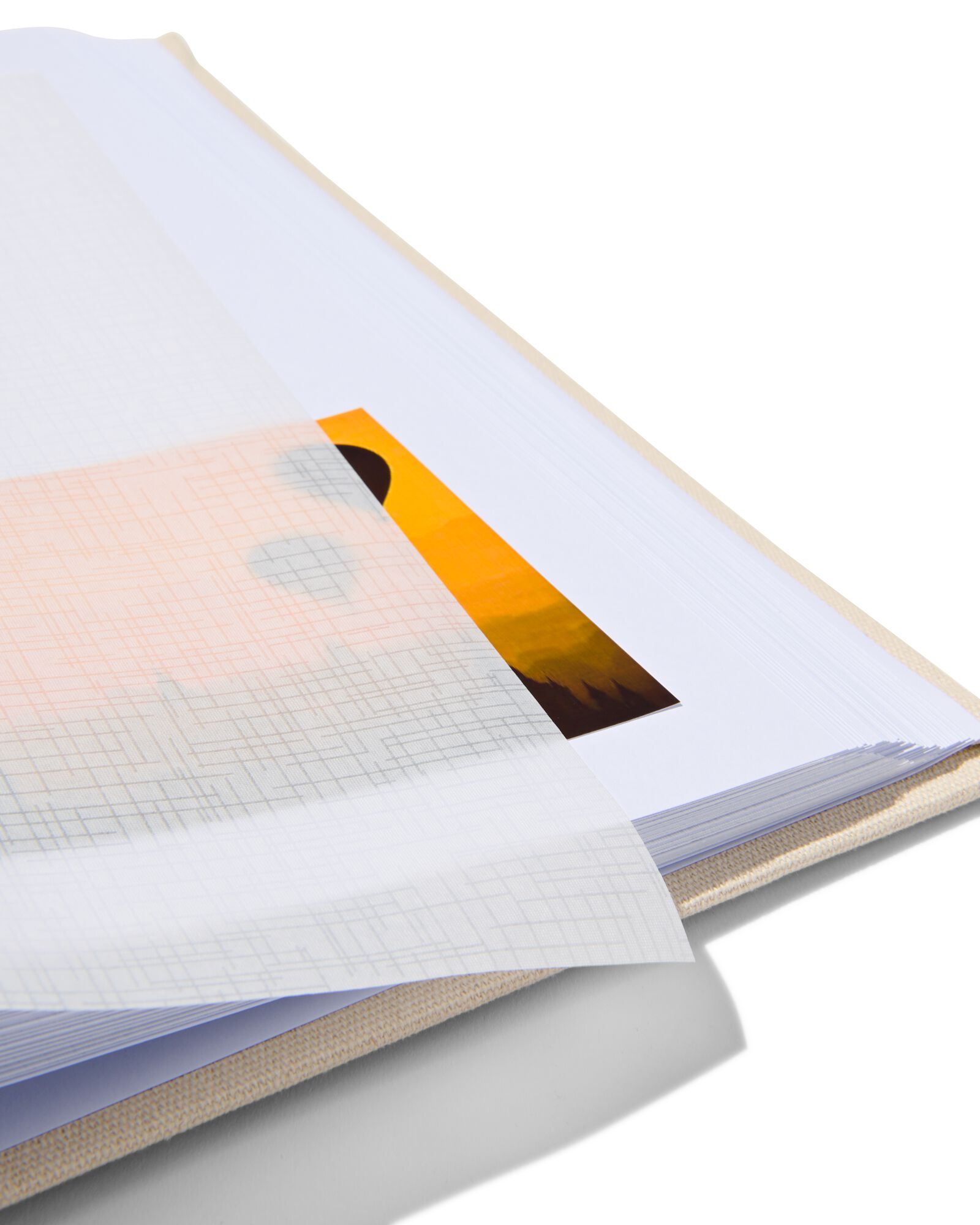 album photo 32.5x29 lin &eacute;cru - 14650201 - HEMA