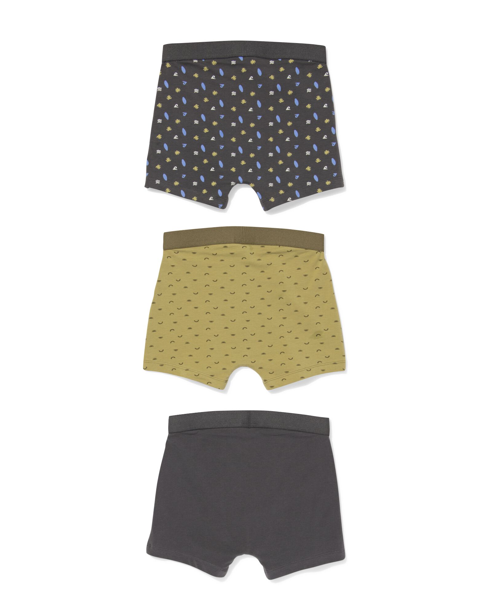 Kinder-Boxershorts Surfdesign &ndash; 3 St&uuml;ck anthrazit anthrazit - 19203960ANTHRACITE - HEMA