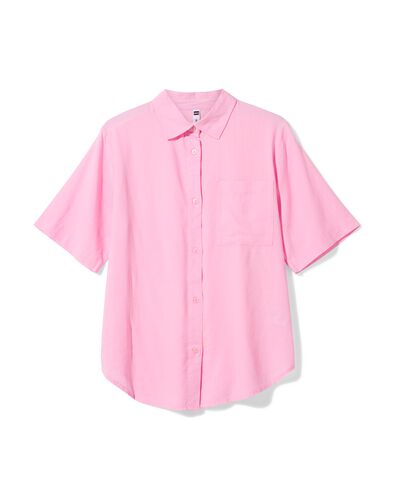 damesblouse Lizzy lichtroze - 36288030LIGHTPINK - HEMA
