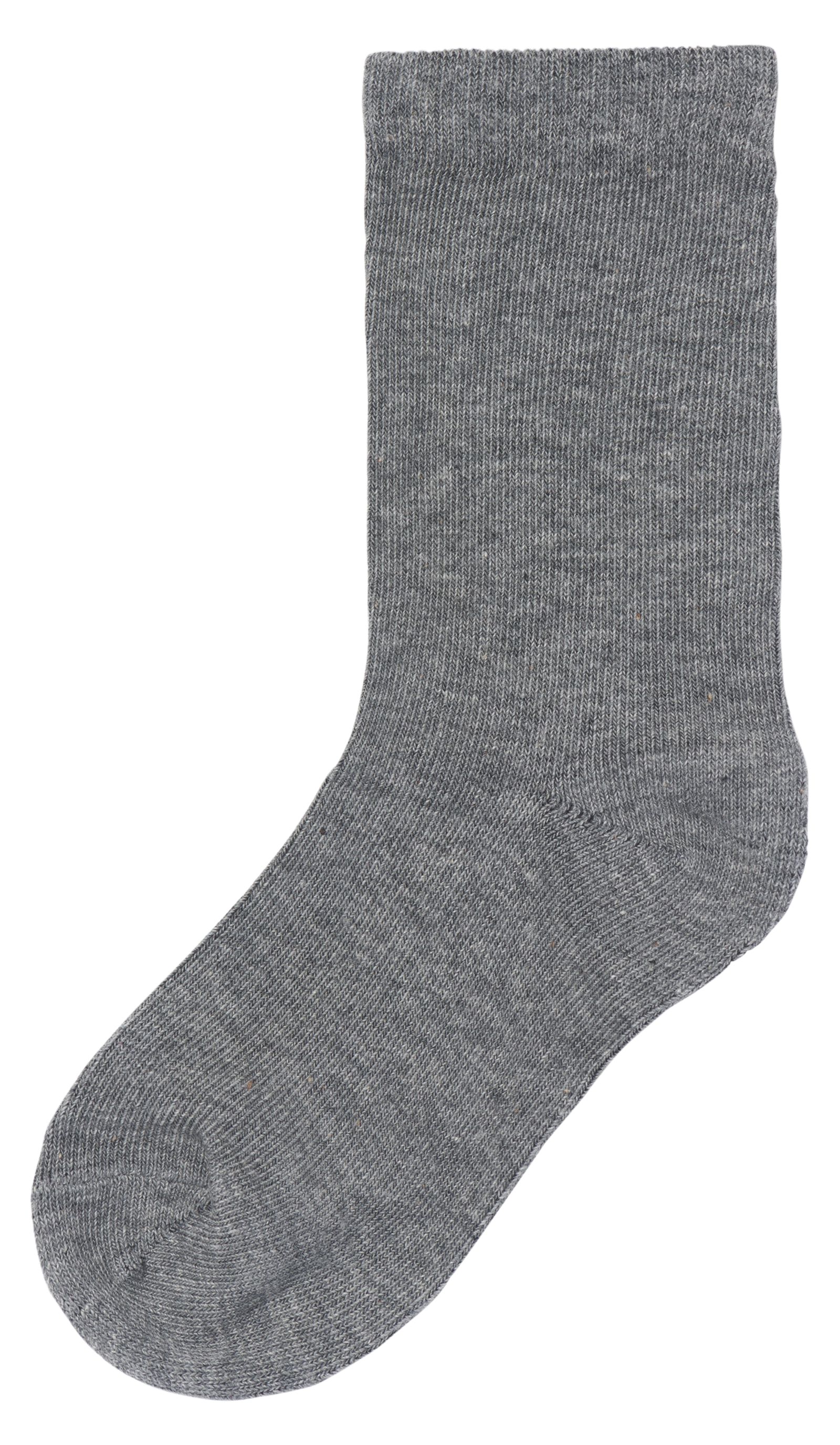 kinder sokken met katoen - 5 paar blauw 31/34 - 4360073 - HEMA