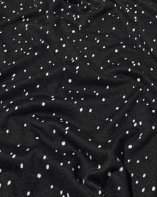 Damen-Nachthemd, Mikrofaser schwarz schwarz - 1000030238 - HEMA