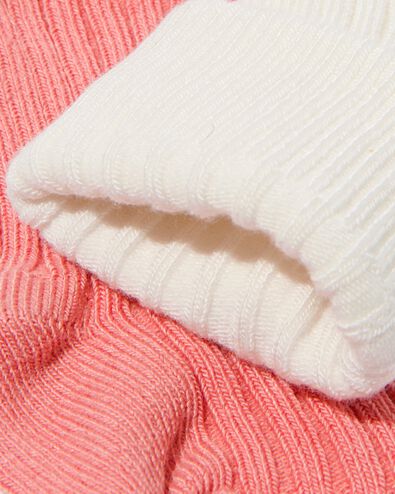 baby sokken met bamboe - 5 paar roze 0-6 m - 4760051 - HEMA