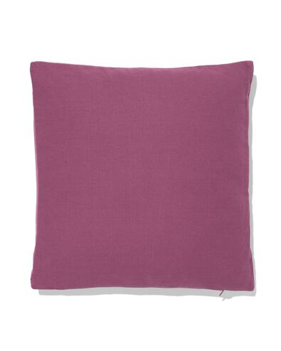 coussin nœud 40x40cm velours rouge - 7325161 - HEMA