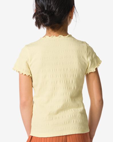 t-shirt enfant jaune p&acirc;le jaune p&acirc;le - 30846604LIGHTYELLOW - HEMA