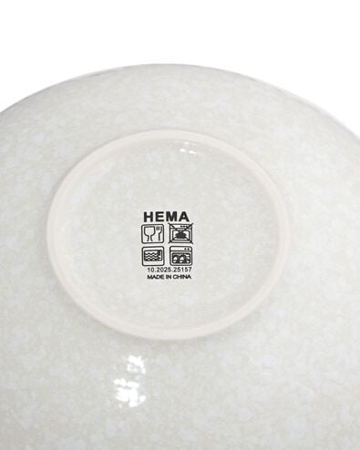 Schale &Oslash; 15 cm, Trend, Steingut, gr&uuml;n, gesprenkelt - 9650358 - HEMA