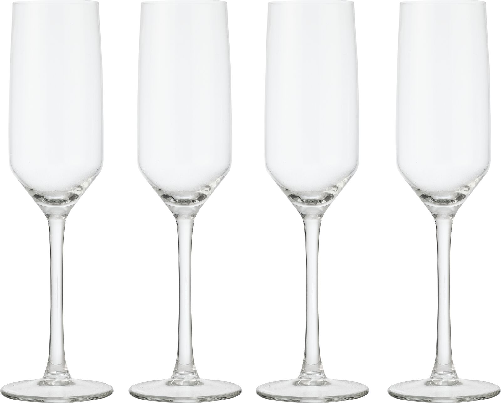 4 verres &agrave; champagne 230ml - 9401013 - HEMA