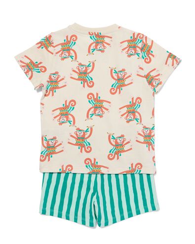 Kinder-Kurz-Pyjama mit Tiermuster eierschalenfarben eierschalenfarben - 23001760OFFWHITE - HEMA