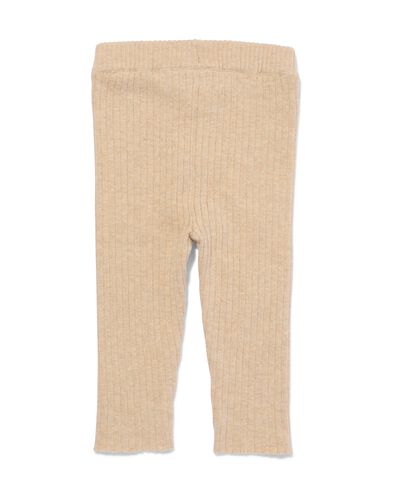legging en maille c&ocirc;tel&eacute;e pour b&eacute;b&eacute; sable sable - 33073860SAND - HEMA