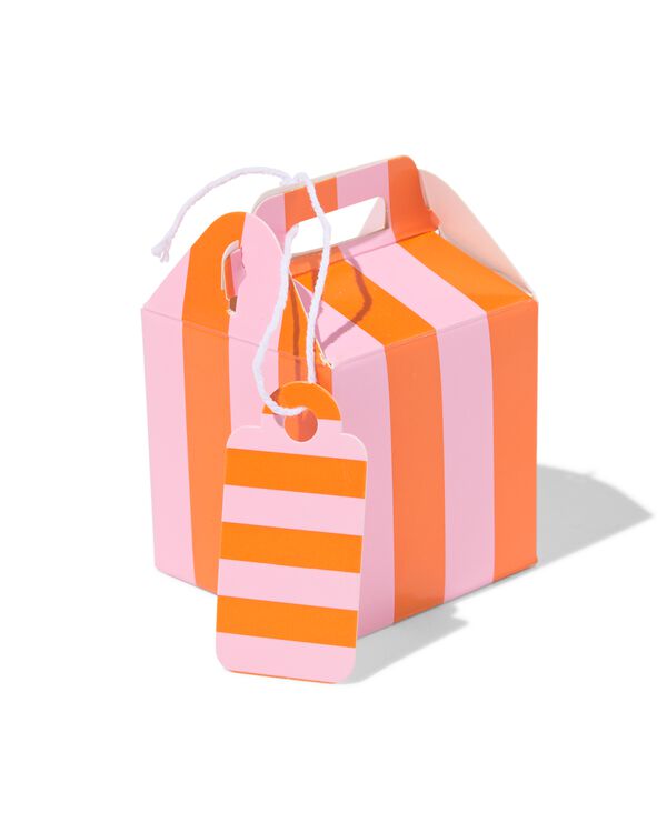 bo&icirc;te pliable 5x5x5 rayures - 6 pi&egrave;ces - 14793299 - HEMA