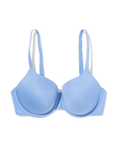 voorgevormde bh met beugel blauw blauw - 21805830BLUE - HEMA