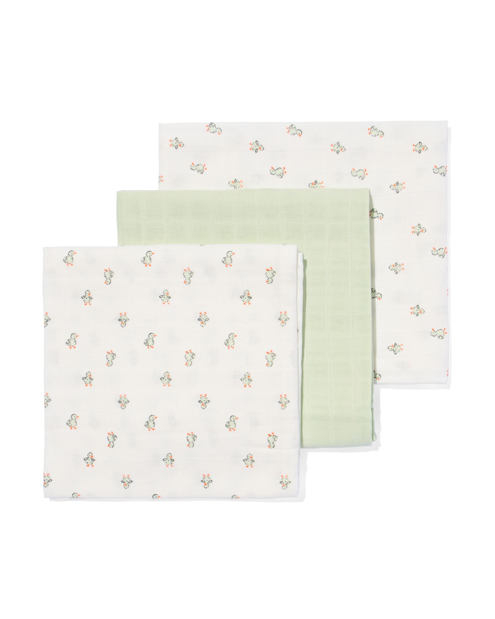 3 linges hydrophiles 60x60 relief canard - 33302430 - HEMA