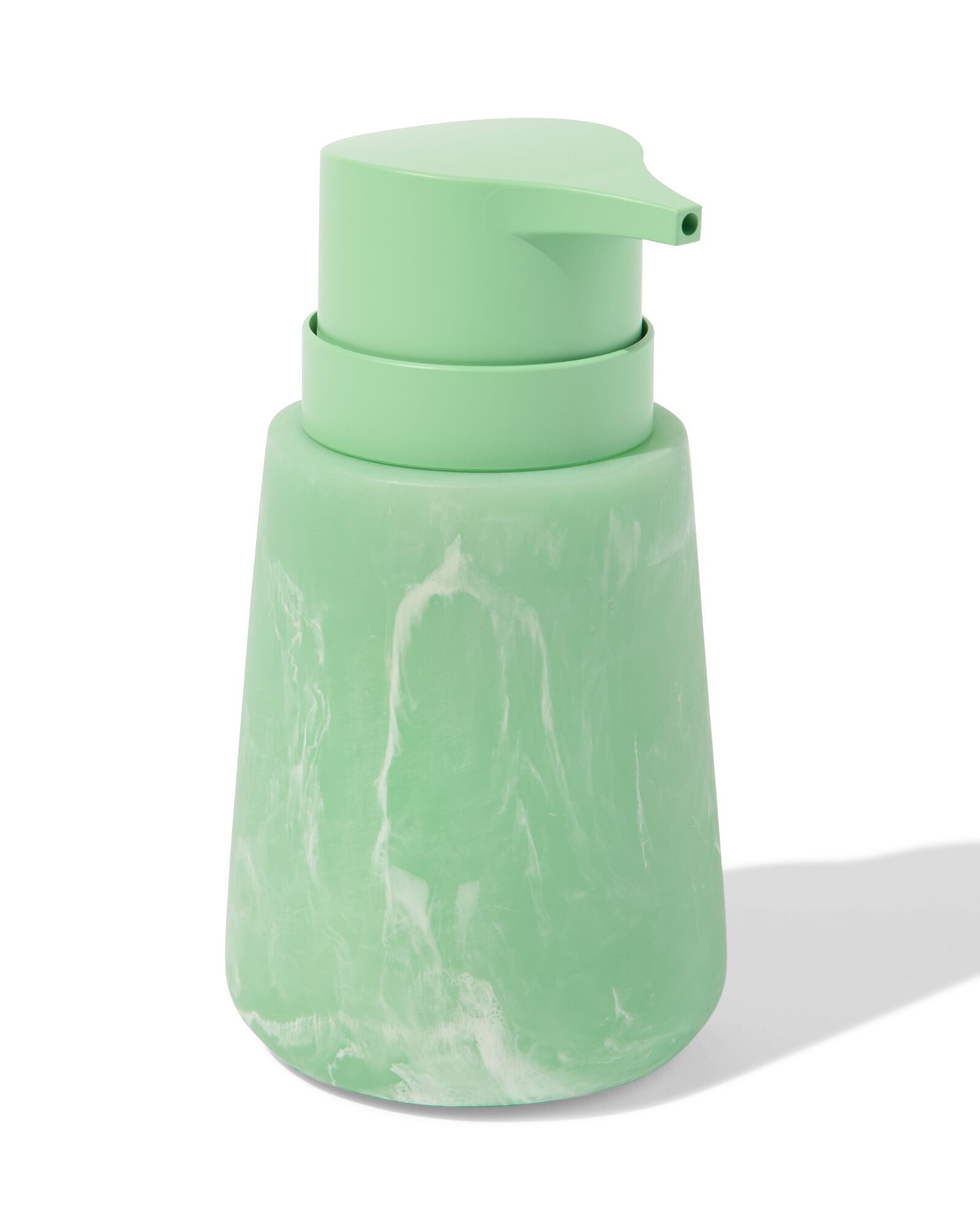pompe &agrave; savon 15x⌀8 cm &eacute;poxy aspect marbre vert - 80300176 - HEMA